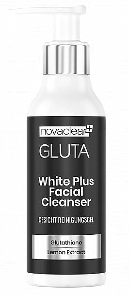 Novaclear Очищувальний гель для вмивання Gluta White Plus Facial Cleanser - фото N1