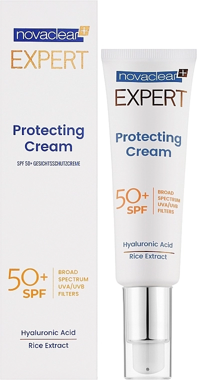 Novaclear Крем для лица с очень высокой степенью защиты от солнца Expert Protecting Cream SPF 50+ - фото N2