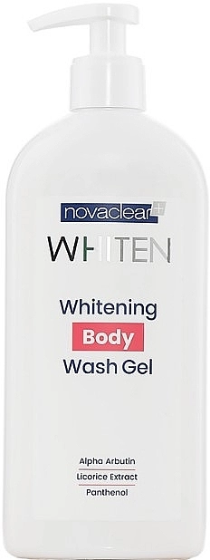 Novaclear Відбілювальний гель для душу Whiten Whitening Body Wash Gel - фото N2