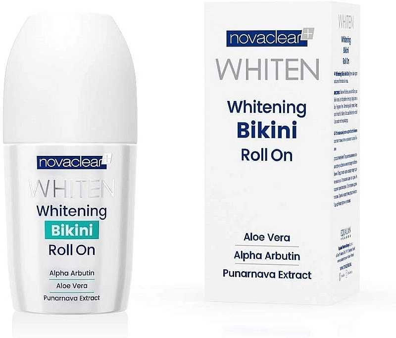 Novaclear Отбеливающий ролик для области бикини Whiten Whitening Bikini Roll On - фото N2