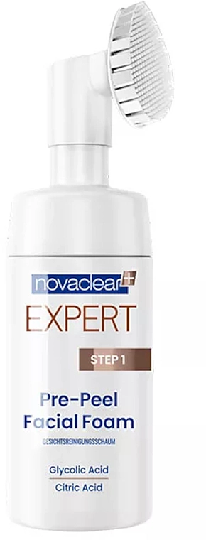 Novaclear Пінка для вмивання обличчя Expert Step 1 Pre-Peel Facial Foam - фото N1