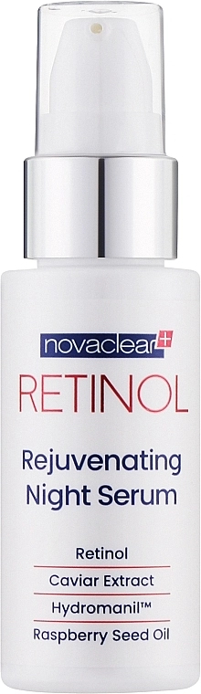 Novaclear Антивікова сироватка для обличчя Retinol Rejuvenating Night Serum - фото N1