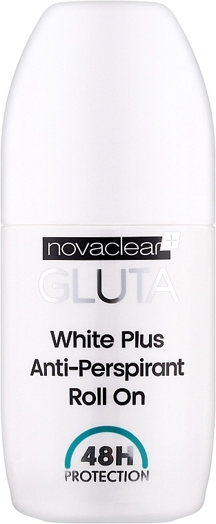 Novaclear Шариковый дезодорант-антиперспирант Gluta White Plus Anti-Perspirant Roll On - фото N1