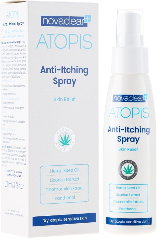 Novaclear Спрей для тіла Atopis Anti-Itching Spray - фото N1