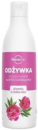 Novame Кондиціонер для сухого й нормального волосся "Півонія й шипшина" - фото N1