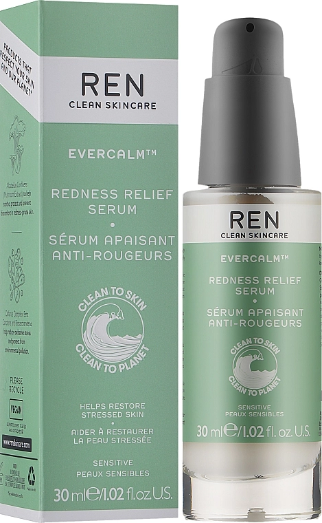 REN Сироватка для зняття почервонінь Evercalm Redness Relief Serum - фото N2