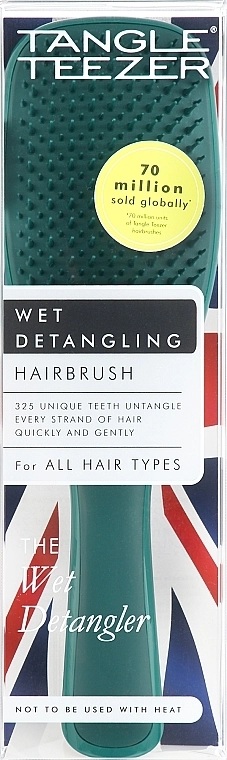 Tangle Teezer Расческа для волос The Wet Detangler Emerald Green - фото N4