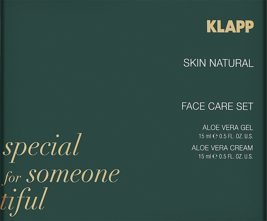 Klapp Набор Skin Natural Face Care Set (f/cr/15ml + f/gel/15ml) - фото N1