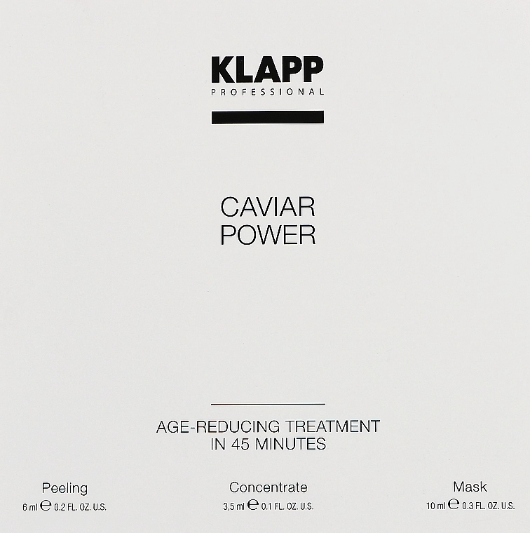 Klapp УЦІНКА Набір Caviar Power Treatment (peel/6g + f/conc/3,5ml + f/mask/10ml) * - фото N1