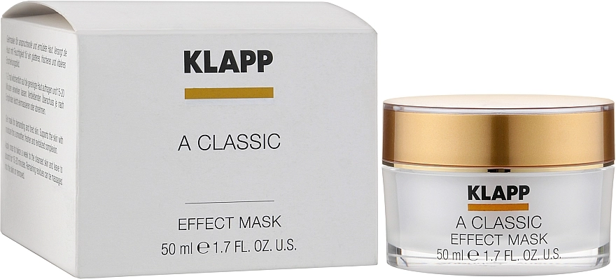 Klapp Ефект-маска для обличчя A Classic Effect Mask - фото N2