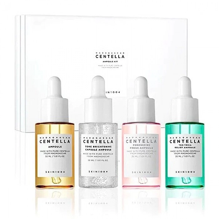 Набор сывороток - SKIN1004 Madagascar Centella Ampoule Kit, 4 продукта - фото N1