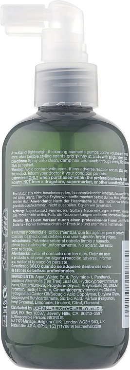 Paul Mitchell Спрей для об'єму Tea Tree Lemon Sage Thickening Spray - фото N2