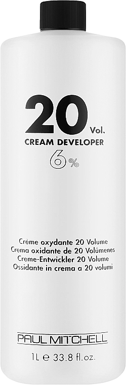 Paul Mitchell Кремообразный окислитель-проявитель Cream Developer 20 - фото N1