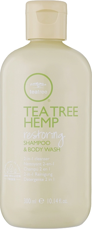 Paul Mitchell Відновлювальний шампунь 2в1 Tea Tree Hemp Restoring Shampoo & Body Wash - фото N1