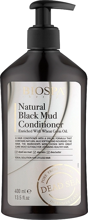 Sea of Spa Кондиціонер для волосся з чорною гряззю Bio Spa Natural Black Mud Conditioner - фото N1