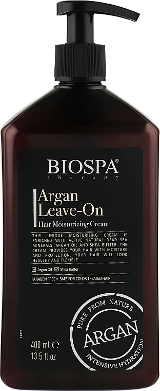 Sea of Spa Крем для волос увлажняющий Bio Spa Argan Leave-On Hair Moisturizing Cream - фото N1