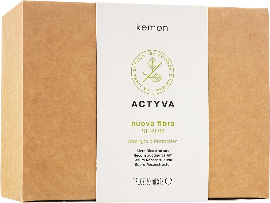 Kemon Восстанавливающая сыворотка для волос Actyva Nuova Fiber Serum - фото N1