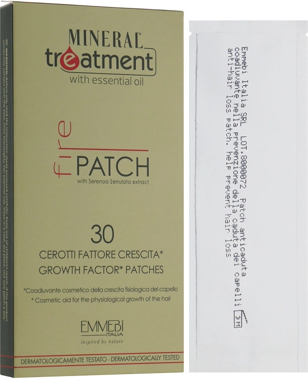 Emmebi Italia Патчі для волосся Natural Solution Growth Factor Patch - фото N1