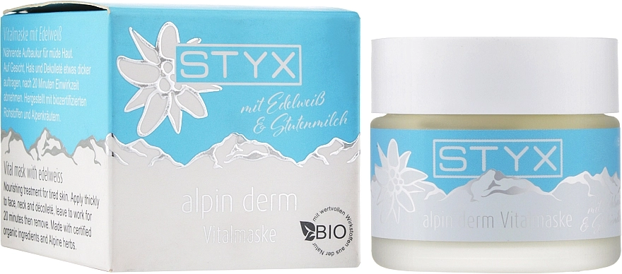 Styx Naturcosmetic Маска для лица "На молоке кобылицы" Alpin Derm Vital Mask - фото N2