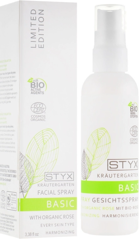 Styx Naturcosmetic Спрей для обличчя з органічною трояндою - фото N1