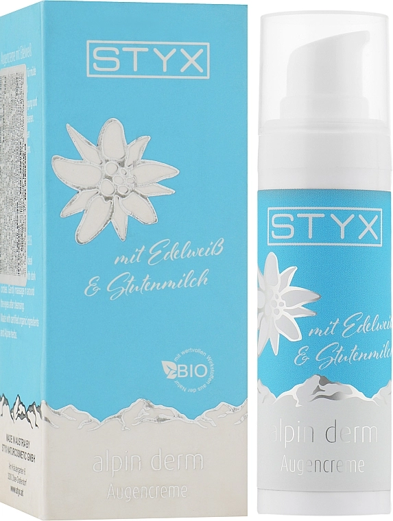 Styx Naturcosmetic Крем для век "На козьем молоке" Alpin Derm Eye Cream - фото N2