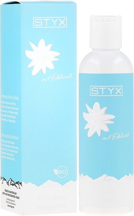 Styx Naturcosmetic УЦІНКА Очищувальне молочко з едельвейсом Alpin Derm Milk * - фото N1