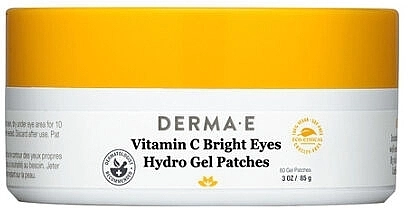 Derma E РАСПРОДАЖА Гидрогелевые патчи с витамином С Vitamin C Bright Eye Gel Pads by Natural Skincare * - фото N1