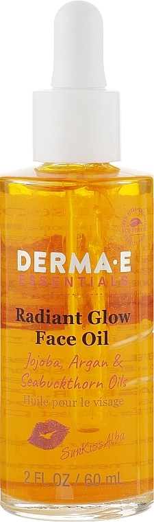 Derma E РОЗПРОДАЖ Олія для блиску шкіри обличчя Radiant Glow Face Oil * - фото N1