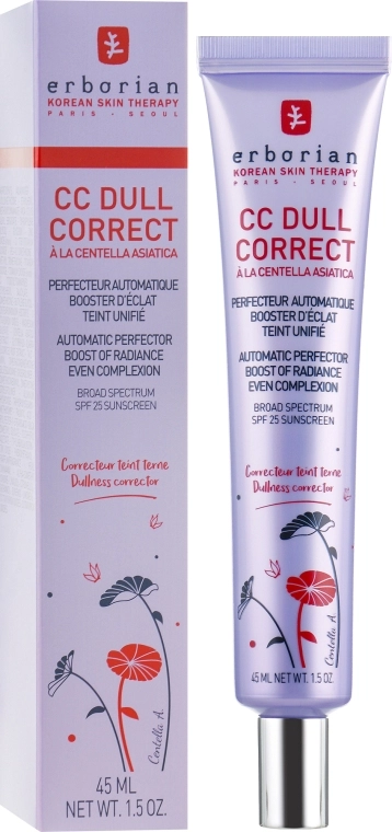 Erborian Корректирующий крем для лица CC Dull Correct SPF 25 - фото N4