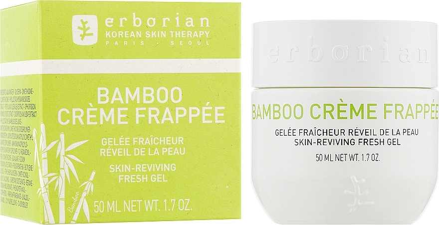 Erborian Крем-фраппе увлажняющий для лица Bamboo Creme Frappee Fresh Hydrating Face Gel - фото N2