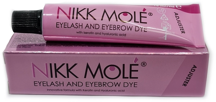 Nikk Mole Eyelash And Eyebrow Dye Adjuster Регулятор насыщенности цвета - фото N1
