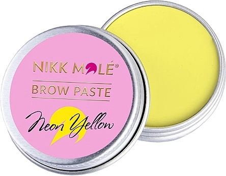 Nikk Mole Neon Yellow Brow Paste Паста для брів - фото N1