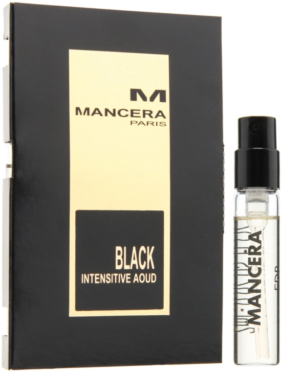 Парфюмированная вода унисекс - Mancera Black Intensitive Aoud, пробник, 2 мл - фото N1