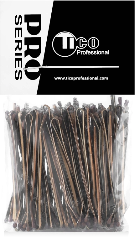 TICO Professional Невидимки 60мм, коричневые - фото N3