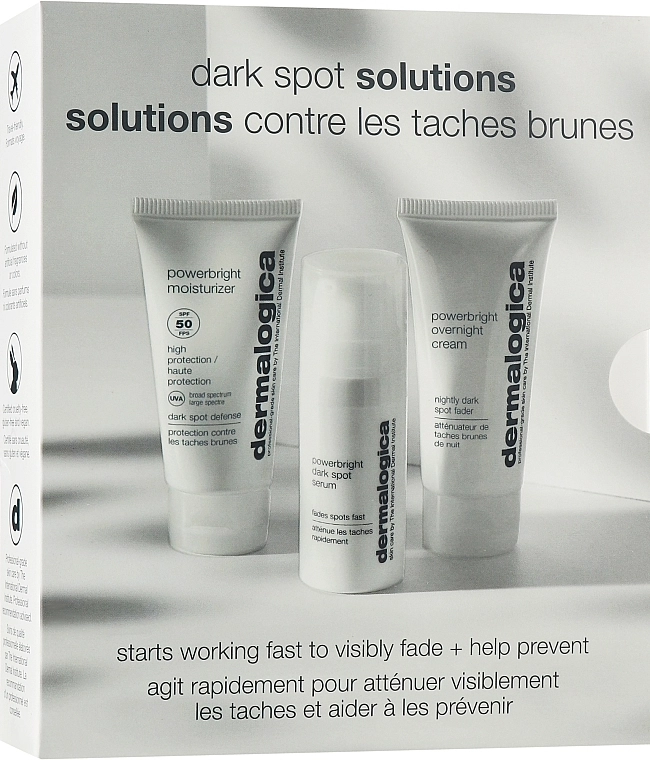 Dermalogica РАСПРОДАЖА Набор Dark Spot Solution Kit (f/cr/12ml + ser/10ml + n/cr/15ml) * - фото N2