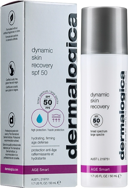 Dermalogica Активный восстановитель кожи лица Age Smart Dynamic Skin Recovery SPF50 - фото N2