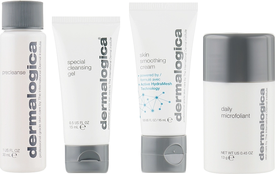 Dermalogica Набір Discover Healthy Skin (oil/30ml + gel/15ml + microfoliant/13g + cr/15ml) - фото N1