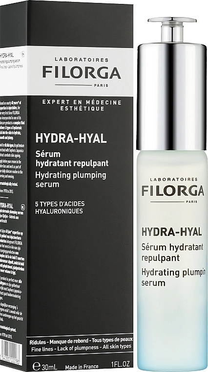 Filorga Інтенсивна зволожувальна та відновлювальна сироватка для обличчя Hydra-Hyal Hydrating Plumping Serum - фото N2
