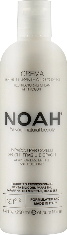 Noah Реструктурувальний крем для волосся з йогуртом - фото N1