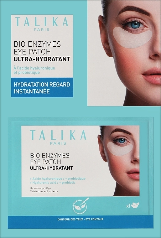 Talika Біоферментні зволожувальні патчі для контуру очей Bio Enzymes Eye Patch - фото N2