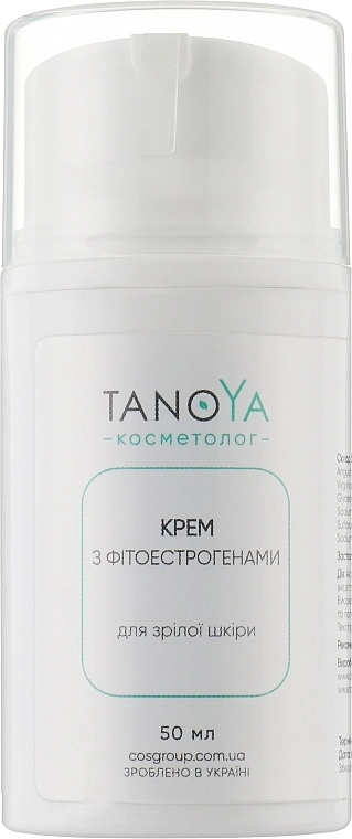 Tanoya Крем с фитоэстрогенами для зрелой кожи Косметолог - фото N1