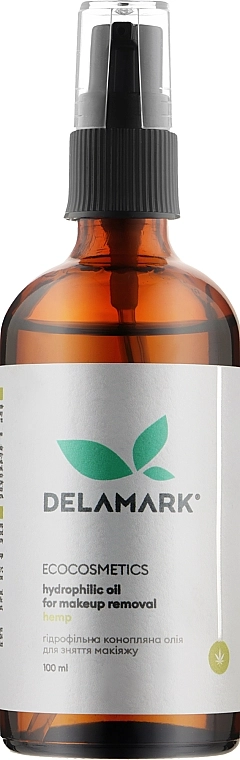 Delamark Гидрофильное масло для удаления макияжа "Конопляное" Hydrophilic Hemp Oil For Makeup Removal - фото N1