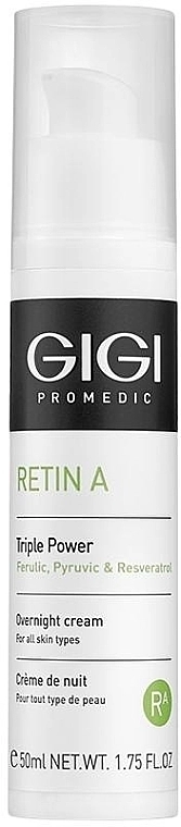 Gigi Активний оновлювальний крем для обличчя з ретинолом Retin A Overnight Cream - фото N1