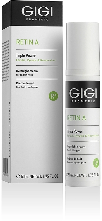 Gigi Активный обновляющий крем для лица с ретинолом Retin A Overnight Cream - фото N2