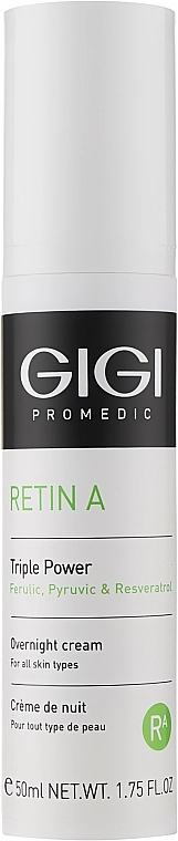 Gigi Активний оновлювальний крем для обличчя з ретинолом Retin A Overnight Cream - фото N3