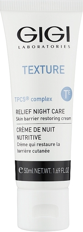 Gigi Питательный, ночной крем для лица Texture Relief Night Care - фото N1