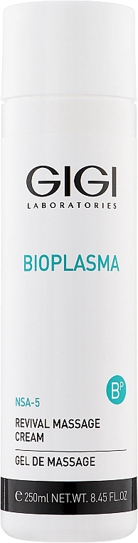 Gigi Массажный крем Bioplasma NSA-5 Revival Massage Cream - фото N1