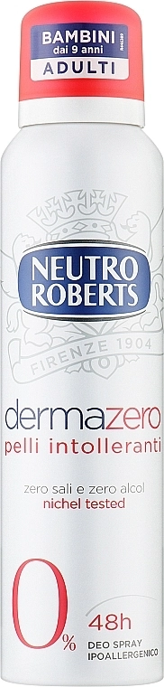 Neutro Roberts Дезодорант-спрей "Нежный" Dermazero Deodorant - фото N1