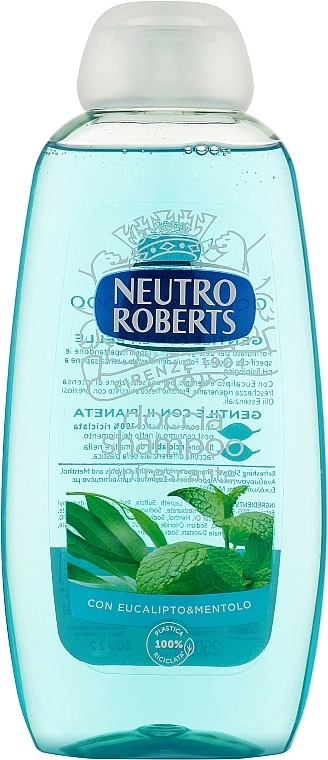 Neutro Roberts Гель-шампунь для душа "Эвкалипт и мята" Doccia Shampoo - фото N1