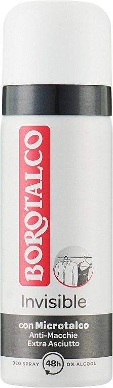 Borotalco Дезодорант-спрей Invisible Deo Spray - фото N1